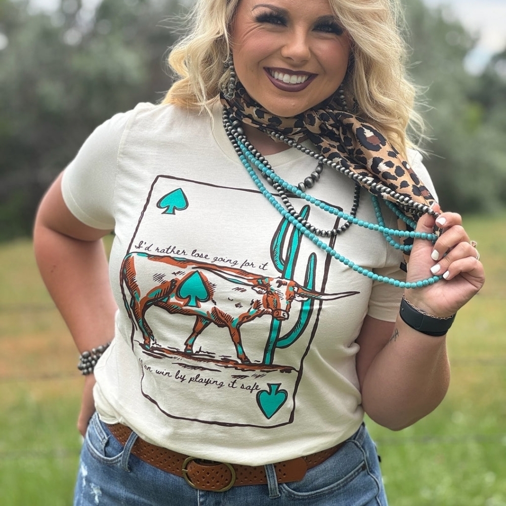 NWT Texas True Threads Western Longhorn Tee Graphic T Shirt
